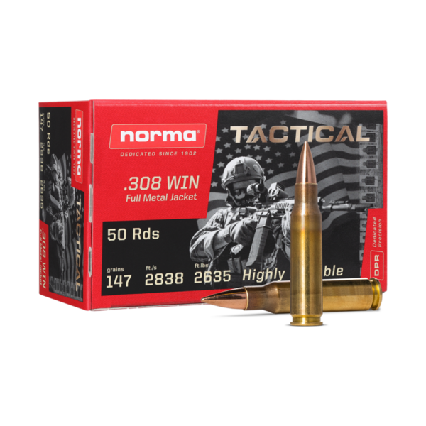 Norma CTG 308 Win  9,5g/147gr Tactical