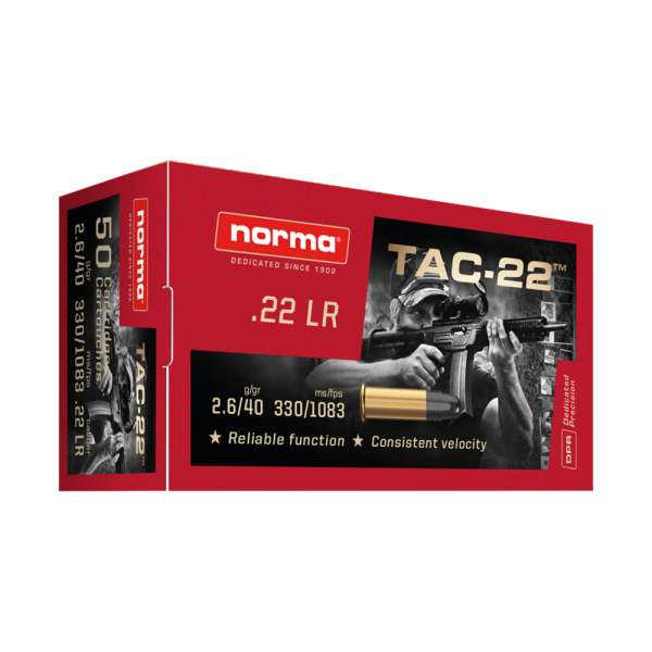 Norma RFC 22 LR RIFLE TAC-22