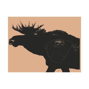 Älg löpande 80m Vänster papper